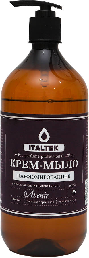 ITALTEK - Парфюмированное мыло "Avenir" черное (1000мл) /6